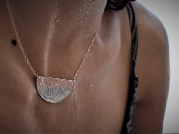 Athena hammered necklace