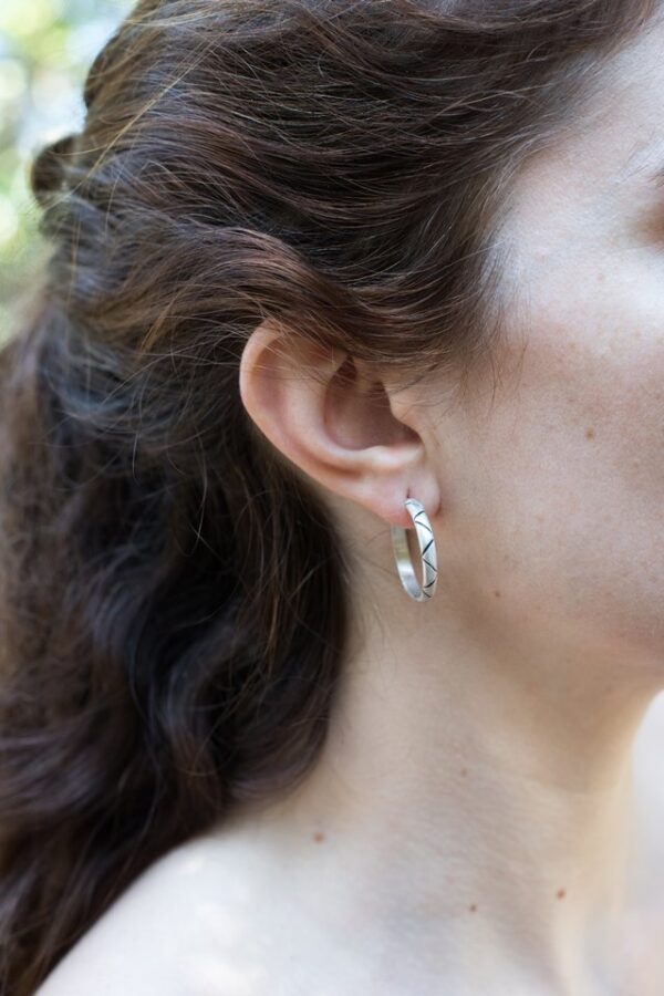 Daphne hoop earrings
