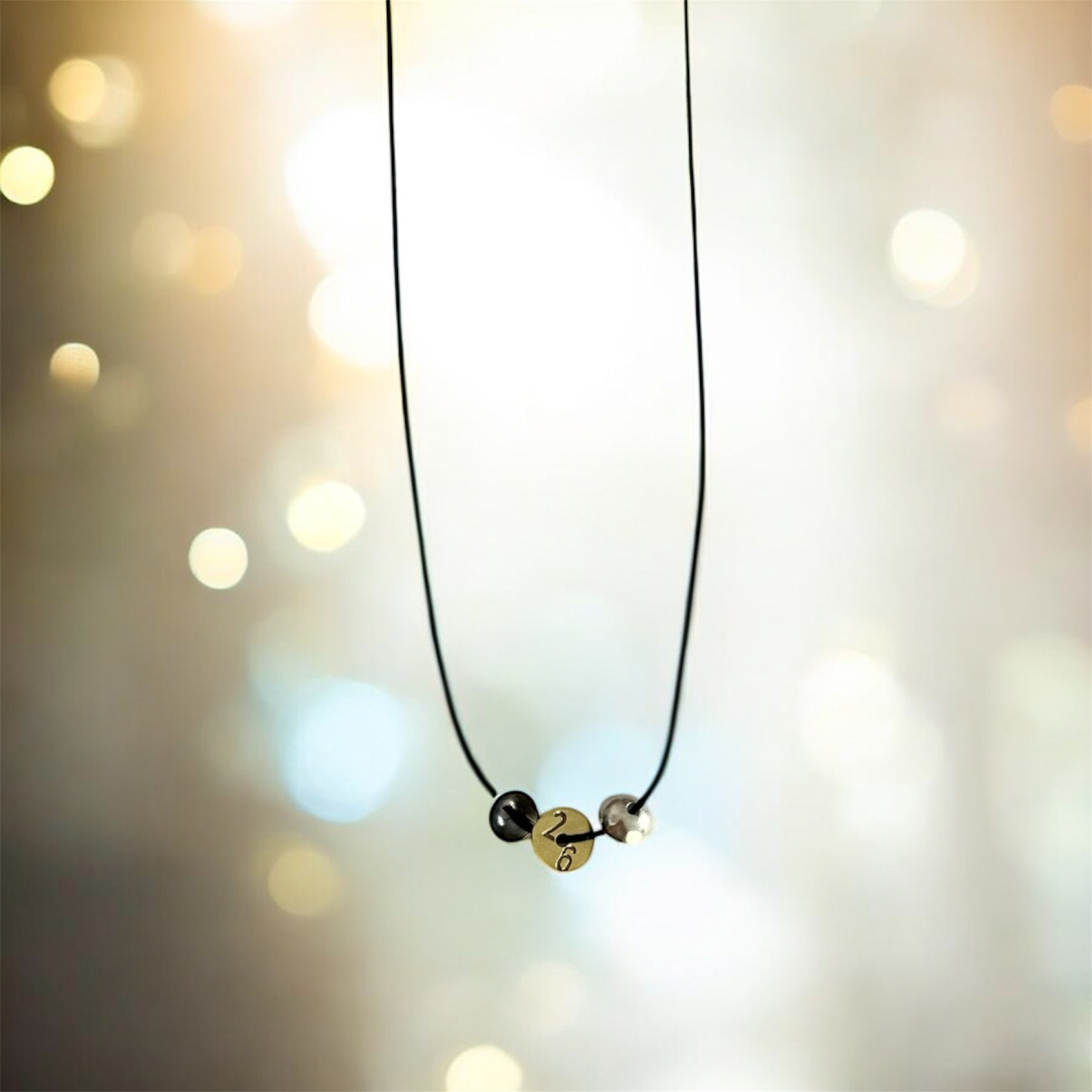 Lucky charm 2026 necklace with cord - Image 3