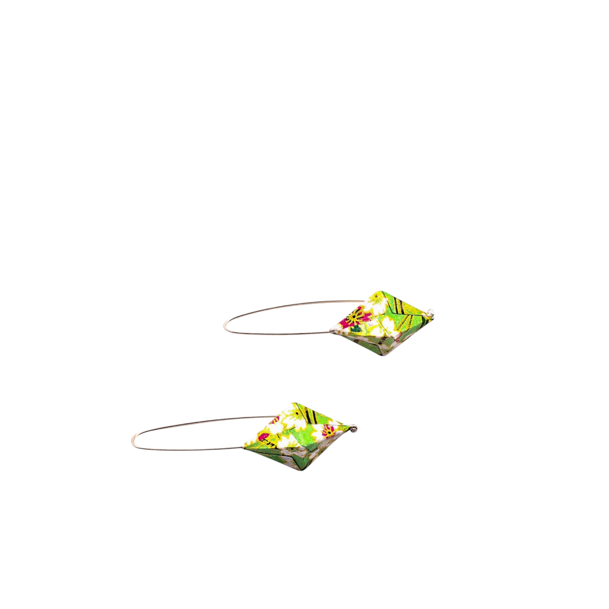 Origami rhombus earrings - Image 9