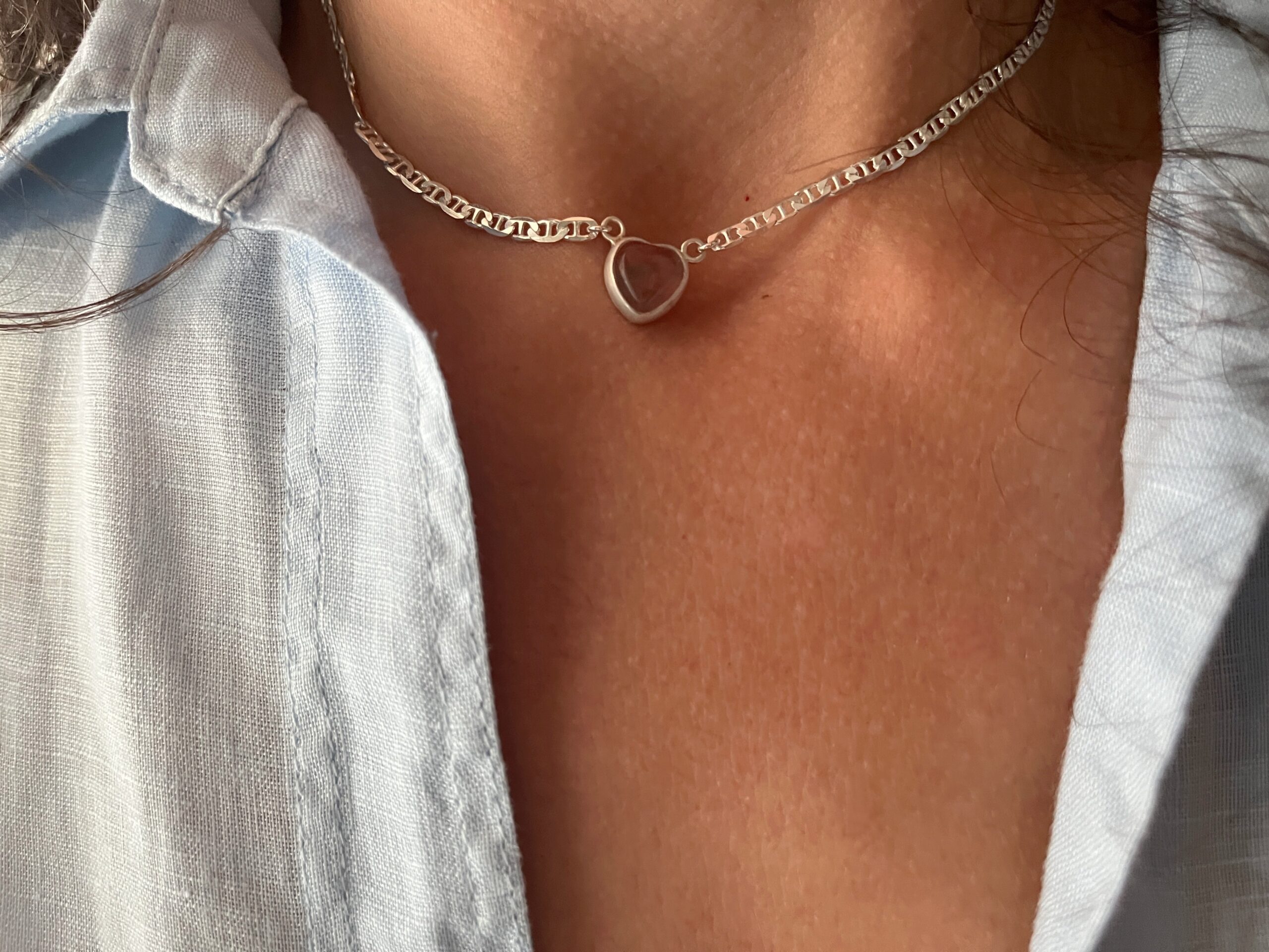 Heart choker necklace - Image 2